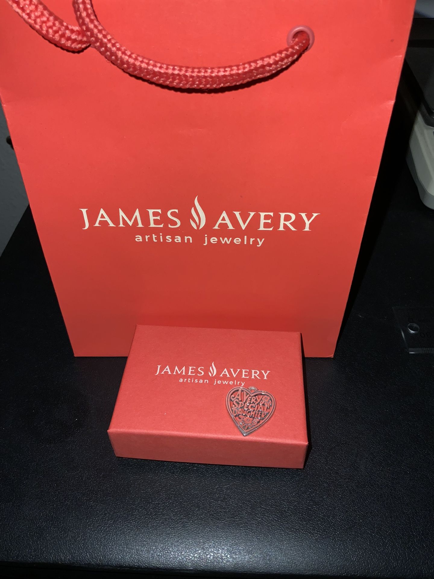 James Avery “A Very Special Daughter” Heart Charm