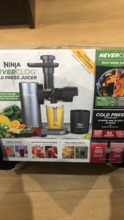 Ninja never clog cold press juicer