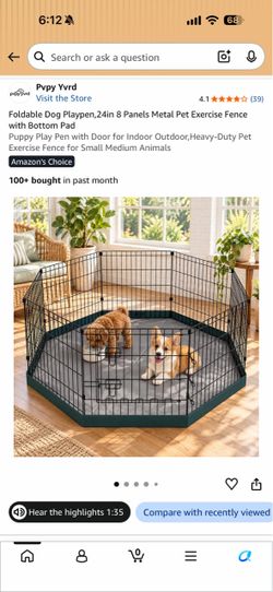 Portable dog  playpen New