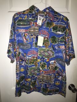 Vintage Reyn Spooner University of Kansas Hawaiian Shirt