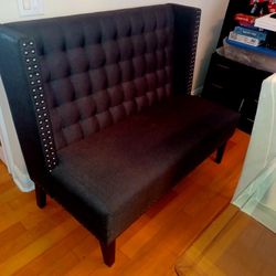 Charcoal  Dining room Banquette 