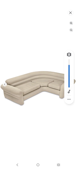 INTEX INFLATABLE CORNER SECTIONAL SOFA - NEW IN BOX