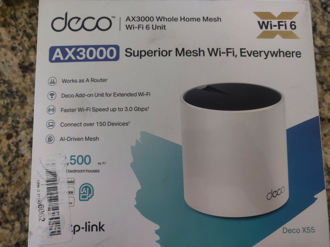 Tp-link Deco Ax3000 WiFi X55 Mesh Router