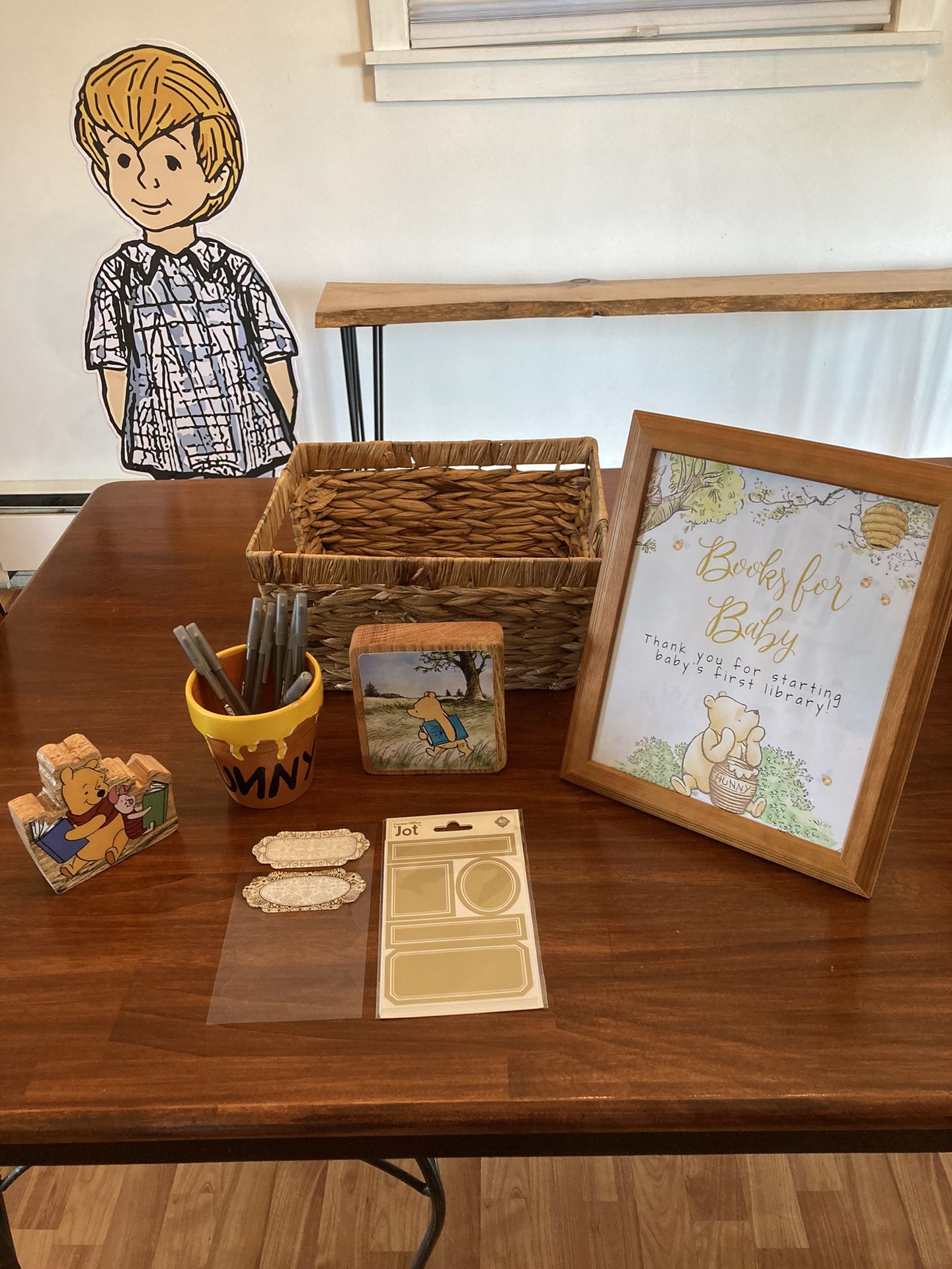 Books For Baby Shower Decor