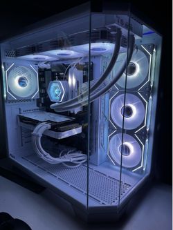 Custom White RGB Gaming PC | RTX 3060 Ti | Ryzen 5 5600X | 32GB RAM | 1TB SSD