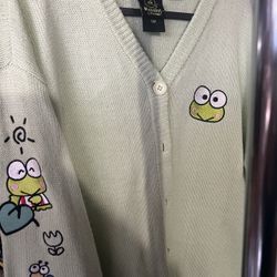 Keroppi Sanrio Cardigan