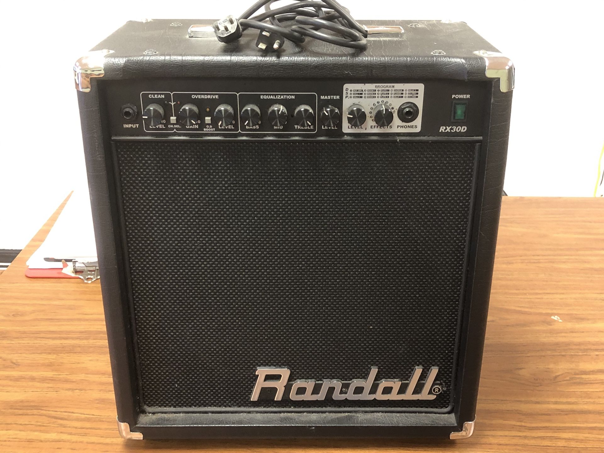 Randall guitar amp