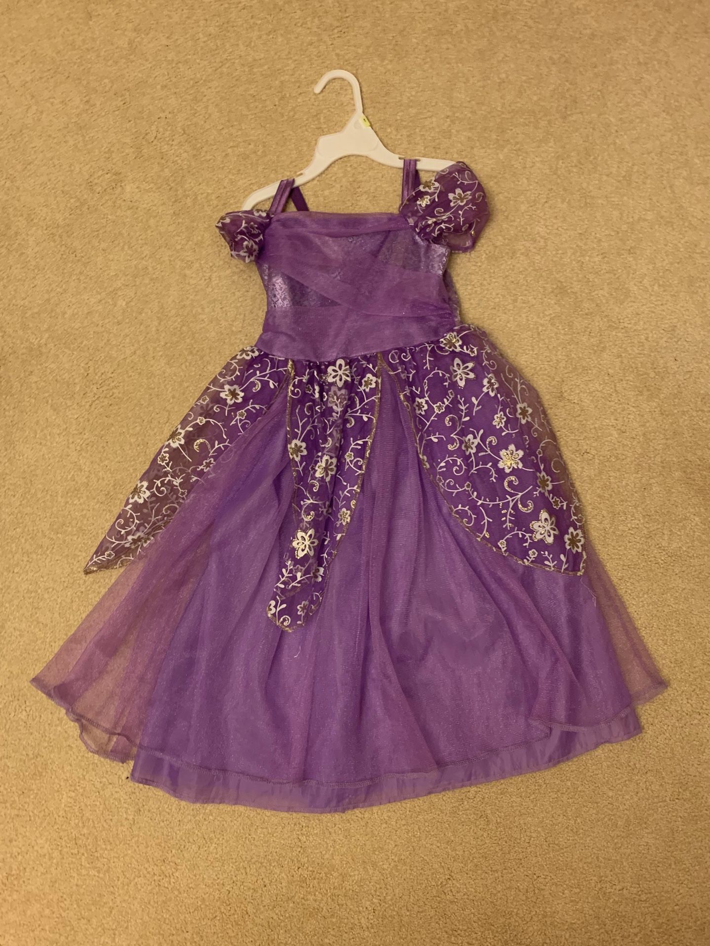 Purple princess dress. Halloween princess dress. 110cm