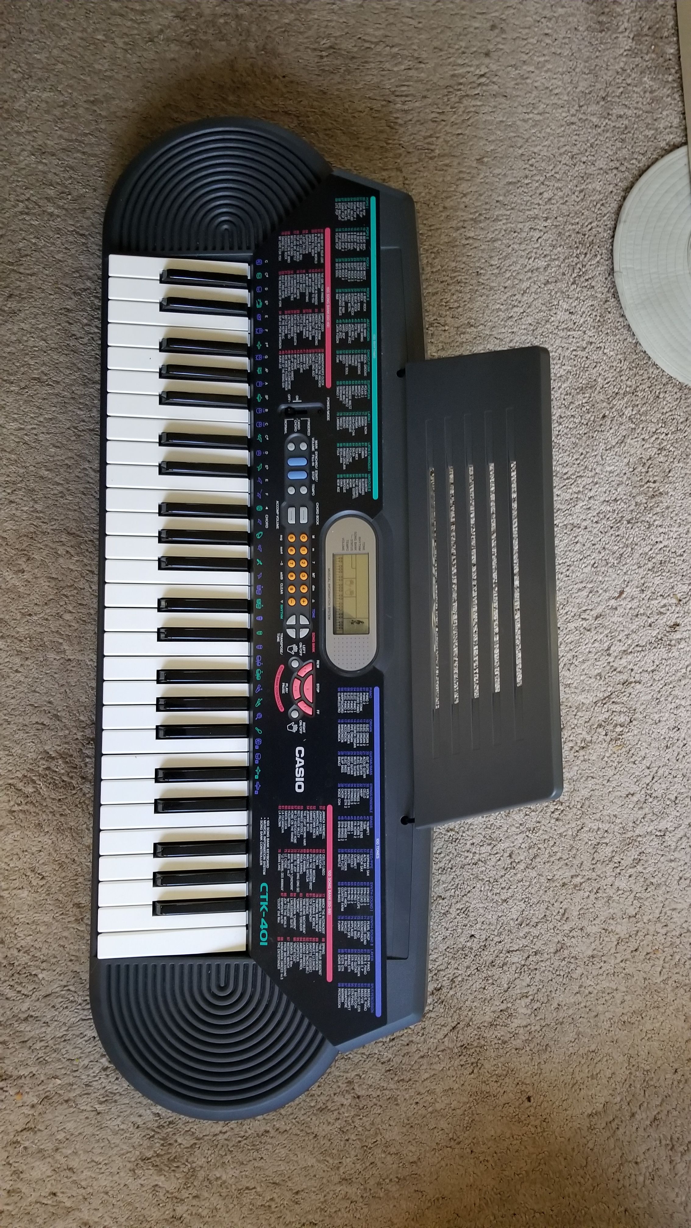 Casio CTK 401 49 Keys Keyboard New in The box with music sheet