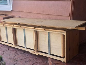 Twin bed wood