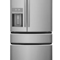 Frigidaire gallery 21.5 Cu Ft 4-Door Counter Depth French Door Refrigerator With Ice Maker