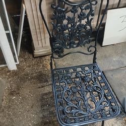 Cast iron chair