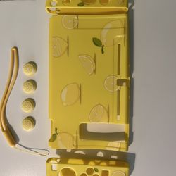 Lemon-themed Nintendo Switch Cover And Soft Case