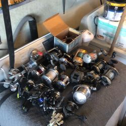 Fishing Reels Big Lot , Shimano , Daiwa , ABU Garcia More