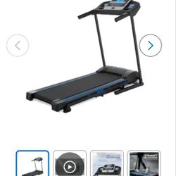 XTERRA Fitness TR200 Folding Treadmill: Xtrasoft Cushioned Deck, 5.5" LCD Display, 3 Manual Incline Levels