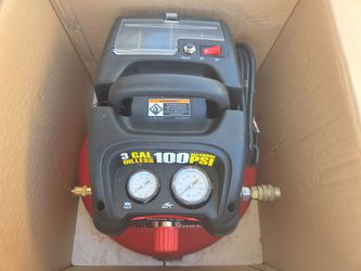 NEW CentralPneumatic 3 gallon oilless air compressor