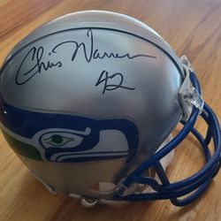 SEAHAWKS MULTI-SIGNED MINI HELMET!