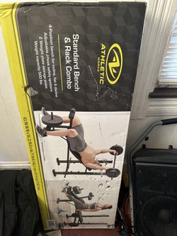 Never been opened weight bench