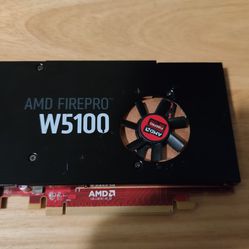 AMD FirePro W5100 4GB GDDR5 (Better Than RX 550) 1 Slot, No External Powr REFURBISHED