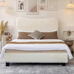 Full Bed Frame with Headboard - NEW