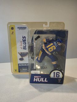 McFarlane SERIES 9 BRETT HULL SECRET CHASE Variant NHL ST LOUIS BLUES 16 VHTF
