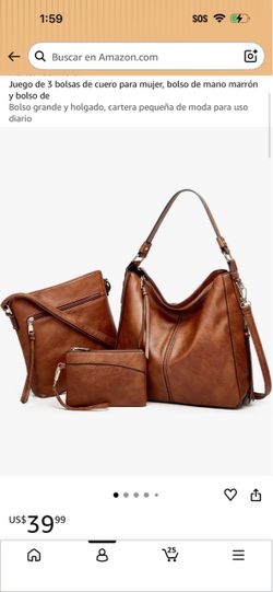 Juego de 3 carteras