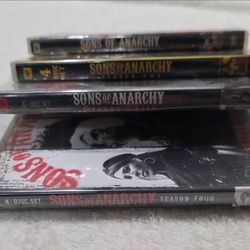 SONS of ANARCHY Season 1,2,3,4, Widescreen Dvd  Collection New