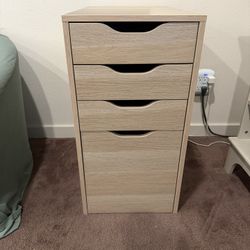 IKEA 4 Drawer Cabinet Beige 