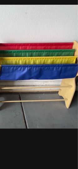 Kids wooden Book Display Rack