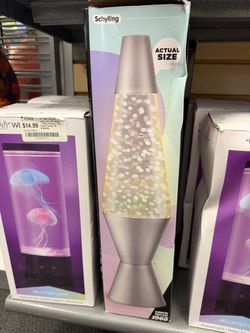 LAVA Iridescent Glitter Novelty Table Lamp, 14.5 in