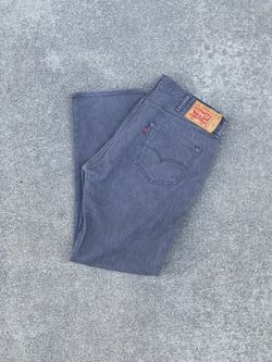 Levi 501 Grey Wash Pants
