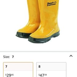 Galeton Men's Overshoe Boots Over The Shoe, Yellow, 10