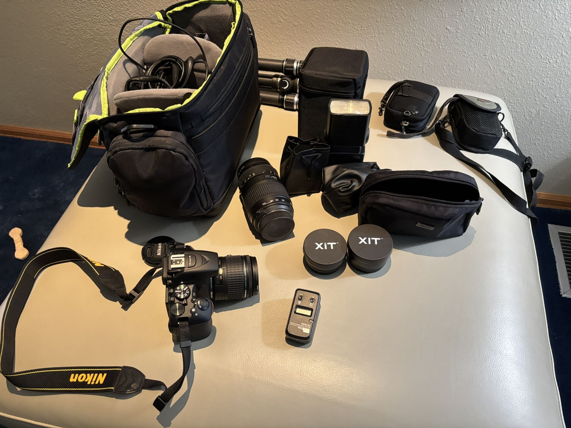 Nikon Camera With Accessories 