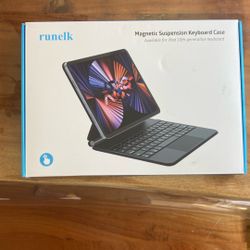 Brand New In Box Magnetic Suspension Keyboard Case For Ipad 10Th Generation.
