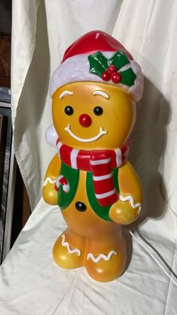 Gingerbread man, Christmas blow mold