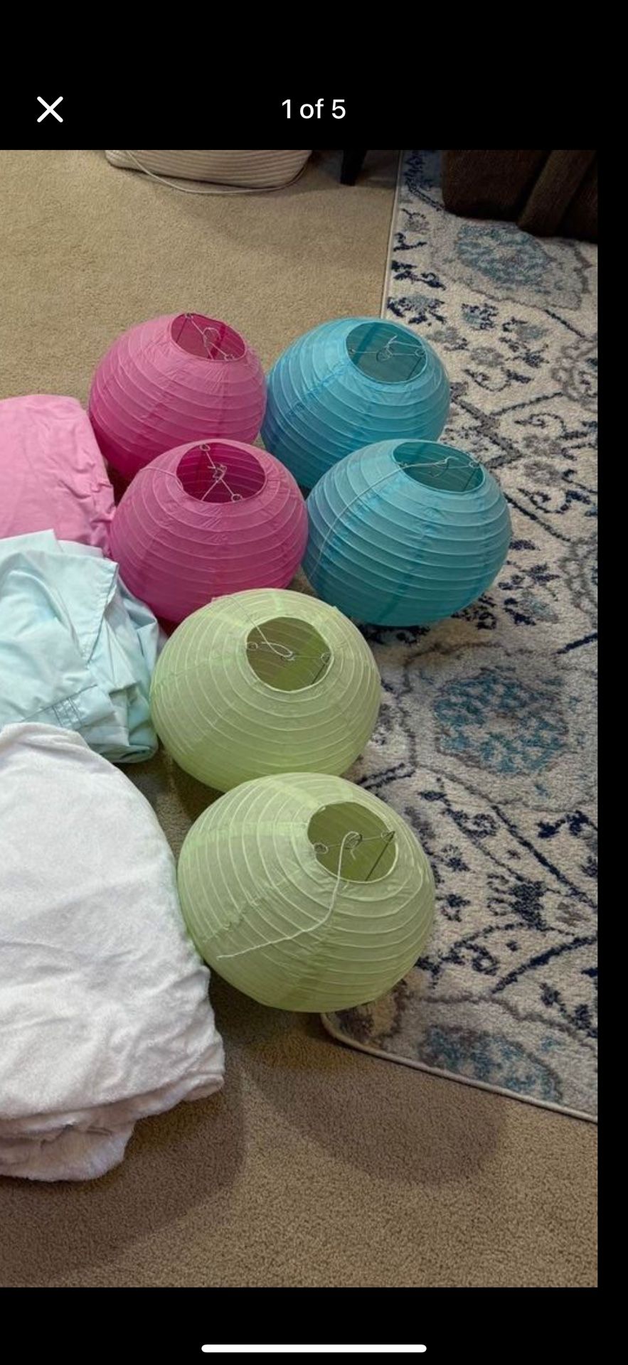 6 Paper Lanterns