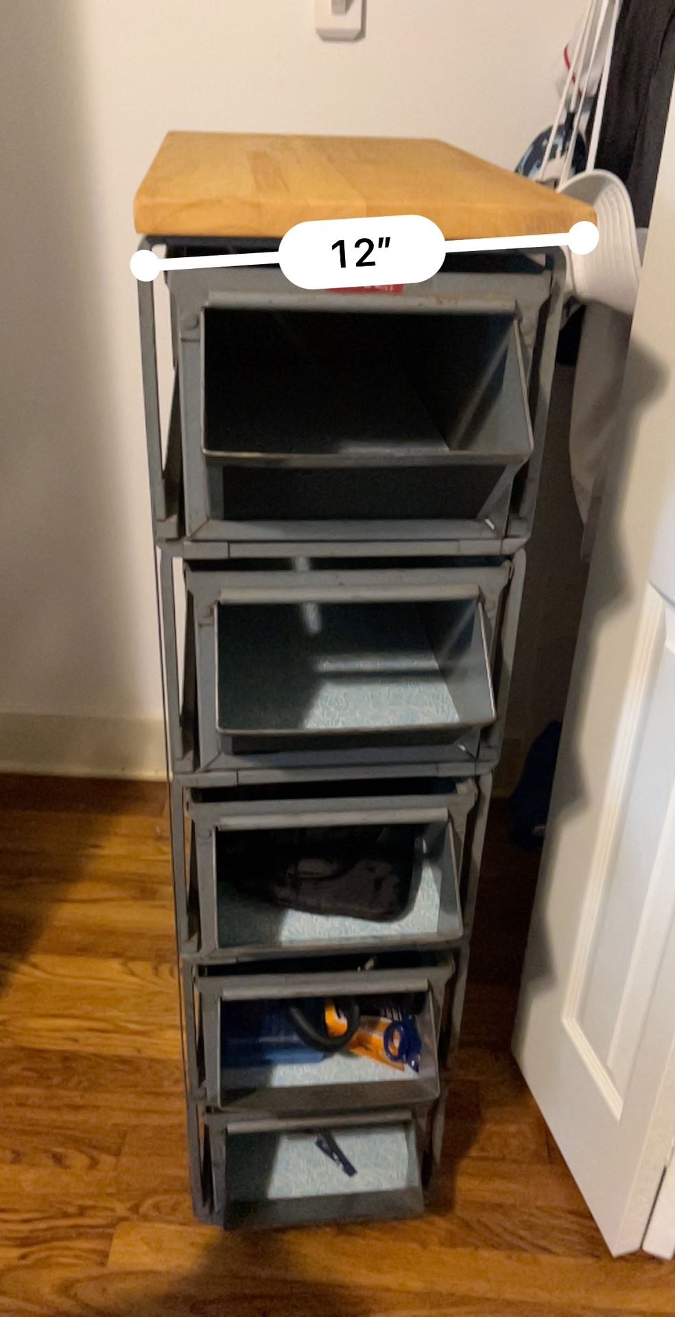 Antique Industrial Style File/Storage Cabinet