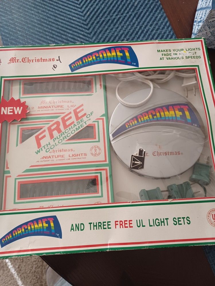 Vintage Mr. Christmas Colorcomet