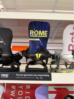 new 2027 Rome fase snowboard bindings in stock at sin city snowboards