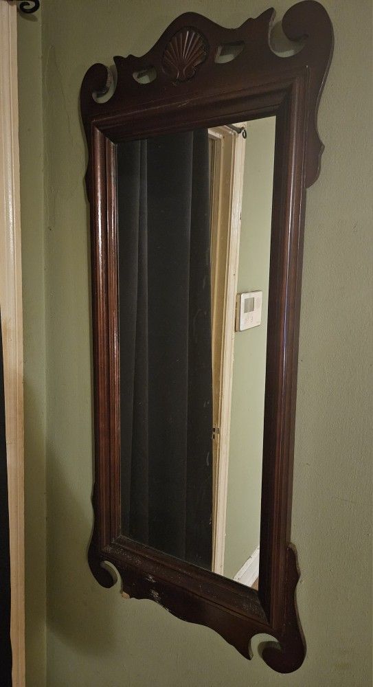 Long Decorative Wall Hanging Mirror.