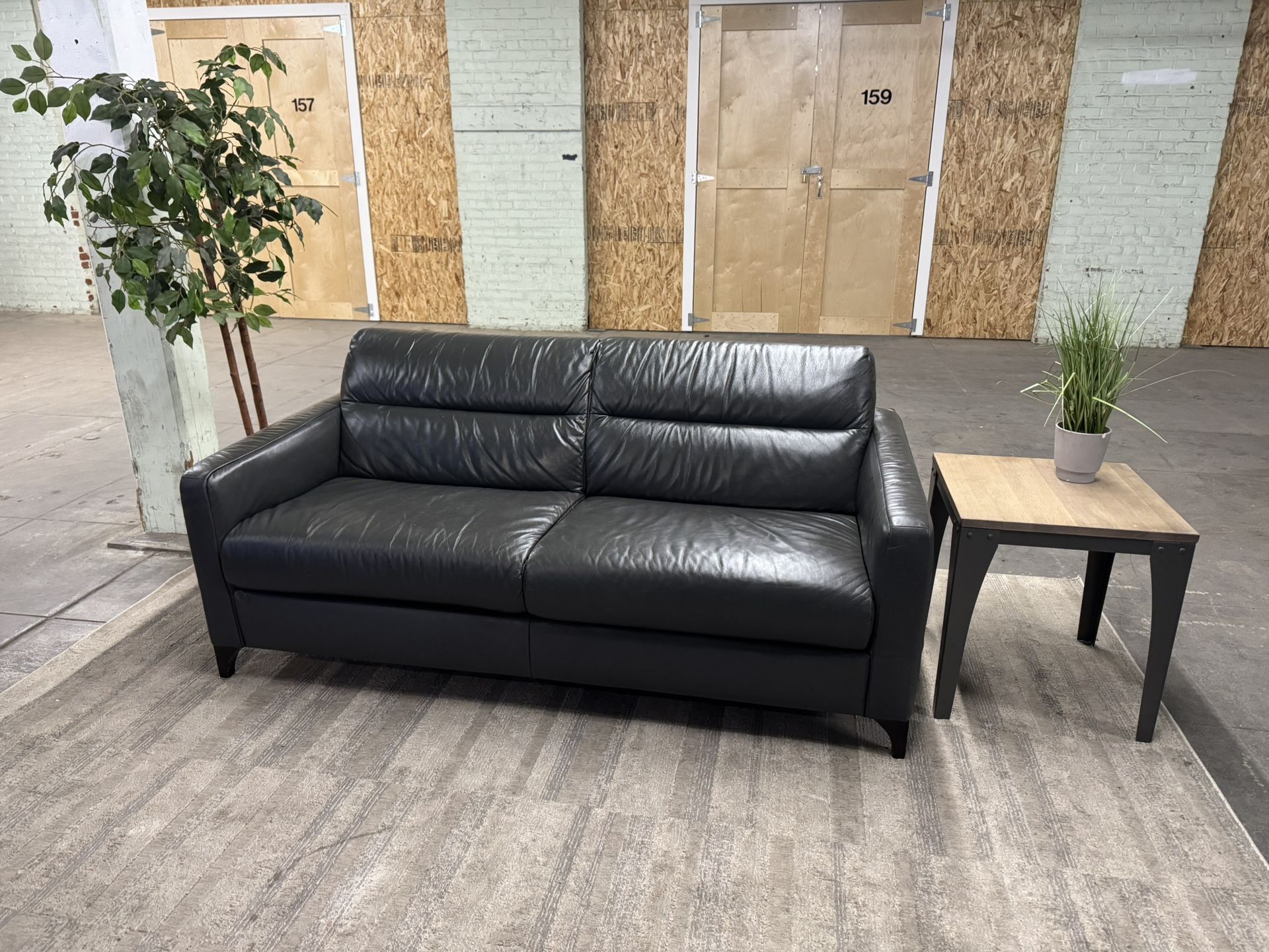 Natuzzi Editions c200 Greg Leather Sofa