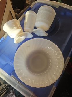 Milk Glass Misc Items