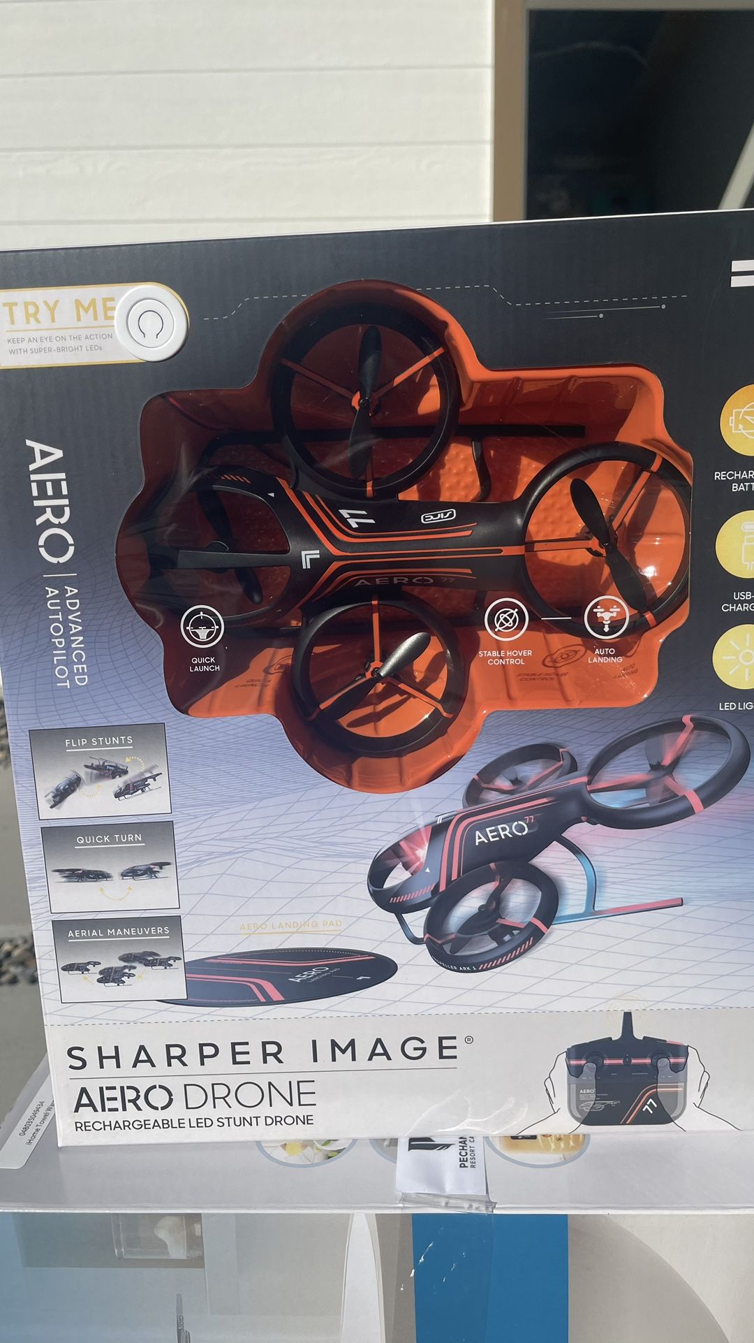 Aero Drone By Sharper Image. Brand New