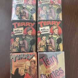Terry and the Pirates lot of six be a Little Books circa 1940s