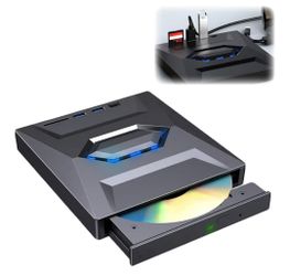 External CD DVD Drive USB 3.0 Writer Burner Player for PC Laptop Windows 11 10