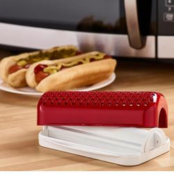 Set 2 Hot Dog Maker Microwave Hot Dog Cooker Making Tool for Kitchen Use Sausage Grill Hot Dogs