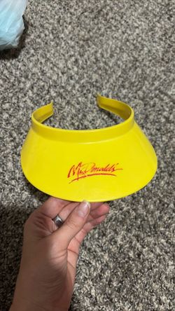Vintage 1988 Fisher-Price McDonald’s Kids Crew Uniform Apron Visor Name Tag Costume