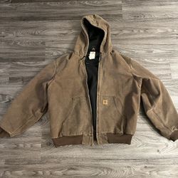 Vintage Carhartt Hooded Work Jacket 