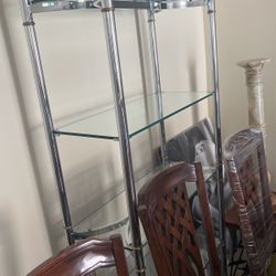 Glass shelves