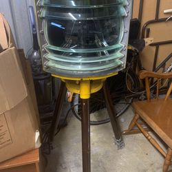 WWII Airplane Landing Strip Search Light